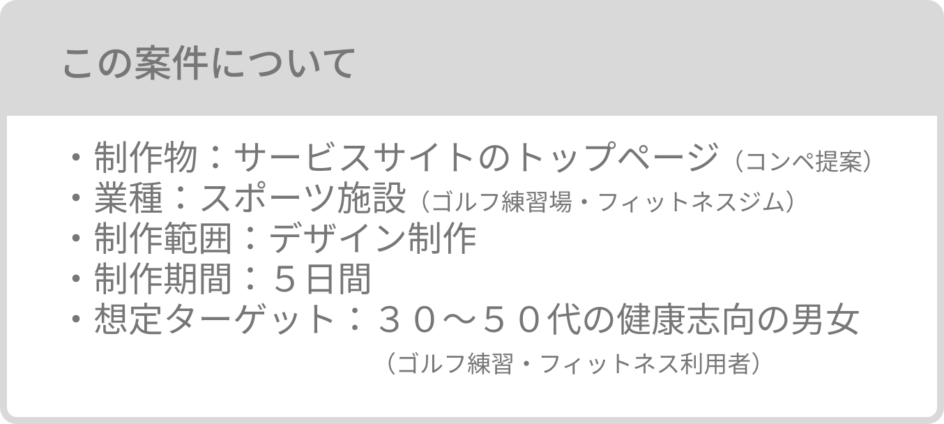 作品別カードgolfgym